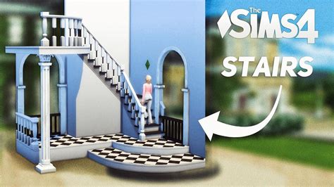 Functional Stairs Tricks • Tutorial No Cc The Sims 4 Speed Build