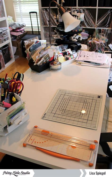 Lisa Spiegel Pretty Little Studio Scrapbook Room Sewing Spaces