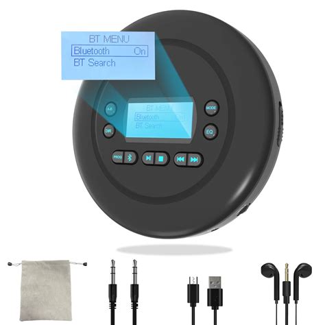 Buy Portablebluetooth Cd Player With Dual Headphone Jack For Home