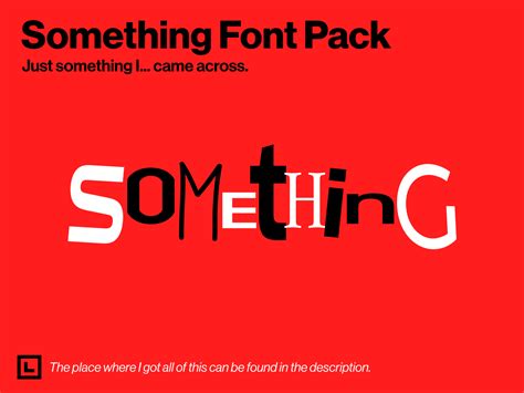 Something Font Pack By Lyricwest On Deviantart