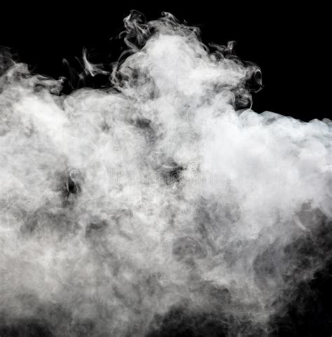 White Smoke On A Black Background Texture Stock Image Image Of Light