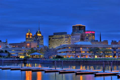 Buffalo Skyline Ny Skyline First Night Places To Travel Places Ive