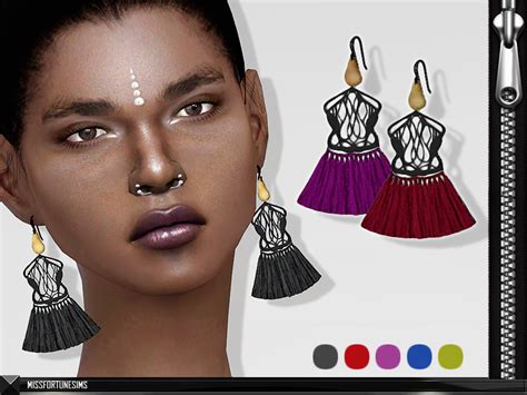 Earrings No Set Collection The Sims 4 P2 Sims4 Clove Share Asia