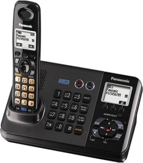Panasonic Pakxtg9385 Cordless Landline Phone Black Price In India