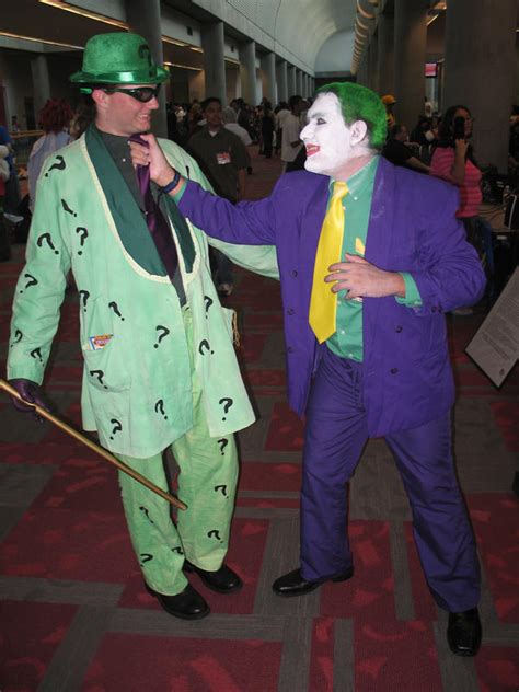 Joker Vs Riddler By Johnnypitstain On Deviantart