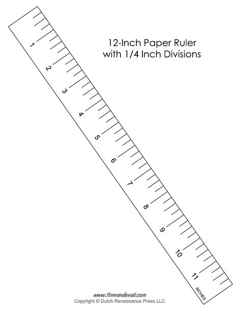 12 Inch Ruler Printable Customize And Print