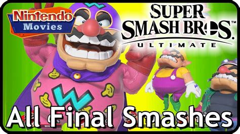Super Smash Bros Ultimate All Final Smashes Youtube