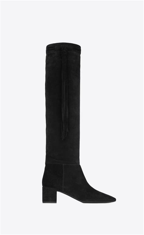 Laura Boots In Suede Boots Slouched Boots Suede