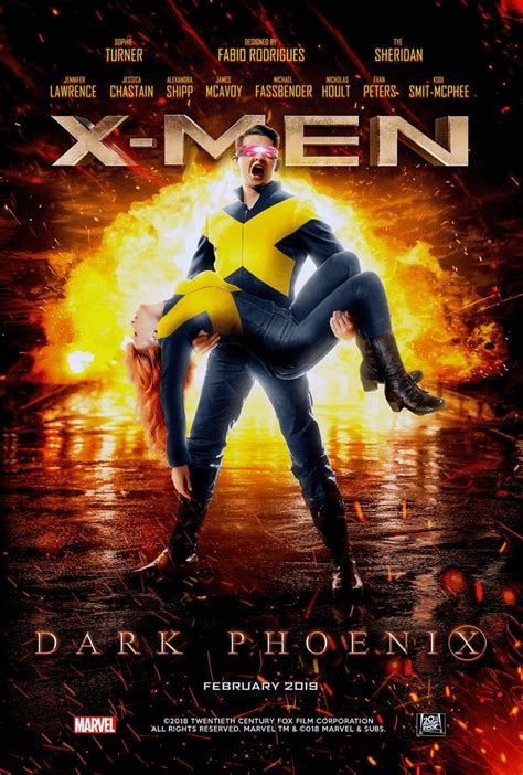#xmen #xmenedit #marveledit #dark phoenix #x men dark phoenix #cinemaedit #xmcuedit #* #film: Official-looking DARK PHOENIX poster is great work of fan ...