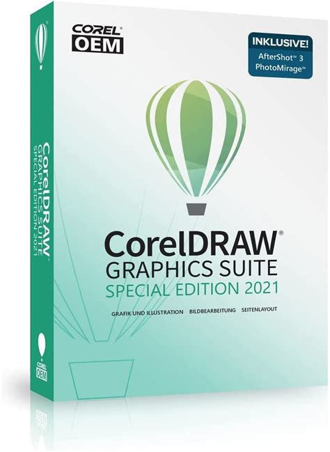 Corel Coreldraw Graphics Suite Special Edition Oem Inkl Aftershot Photomirage Express