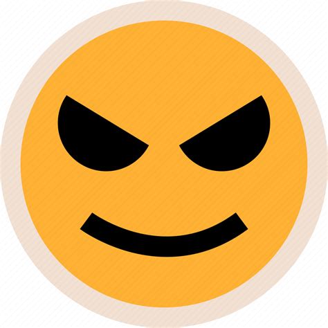 Evil Face Smile Icon Download On Iconfinder
