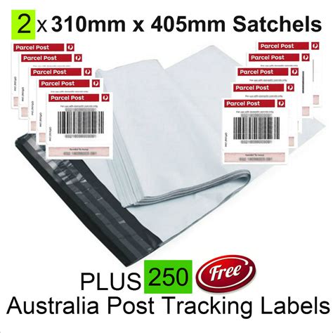 Enter australia post track number. 2x 500g 310mm x 405mm Satchels +++ Plus 250x FREE ...