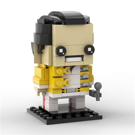Freddie Mercury Queen Custom Moc Lego Brickheadz Instructions