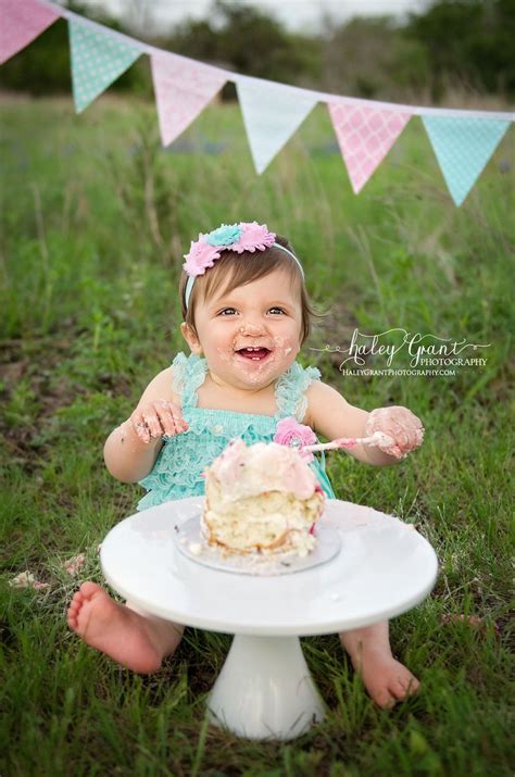 First Birthday Cake Smash Photographer Austin Tx Haley Grant