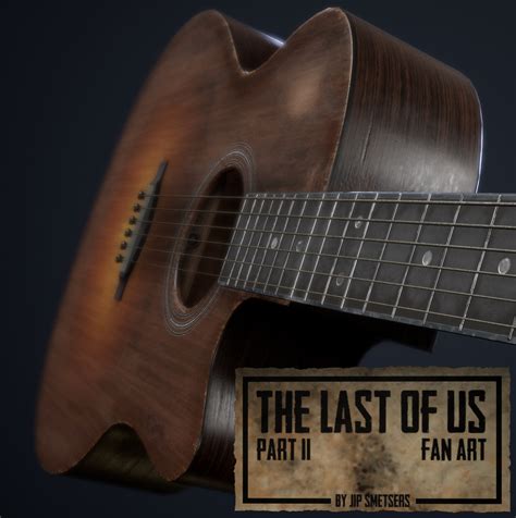 Artstation Ellies Guitar The Last Of Us Part 2 Fan Art