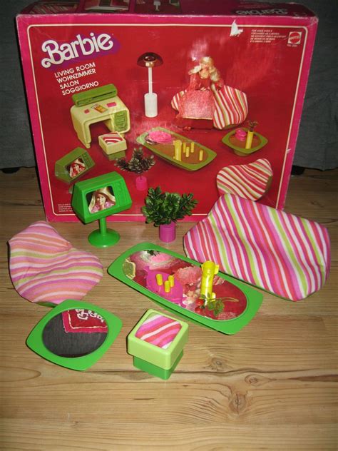 Puppenhaus, the littles, wohnzimmer sessel m. Barbie Livingroom Wohnzimmer No 2151 70er 1977 Mattel ...