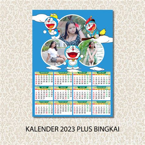 Kalender 2023 Custom Foto Plus Bingkai Kalender Custom Foto Kalender