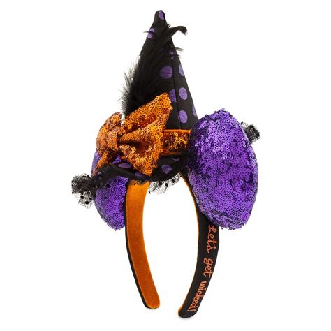 Minnie Mouse Witch Sequined Ear Headband Halloween Has Hit The