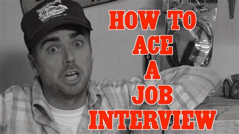 How To Ace A Job Interview Youtube