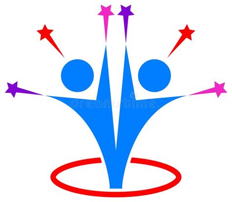 Partnership People Success Star Logo Stock Vector Illustration Of