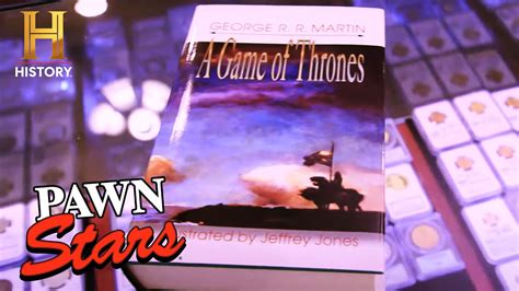 Pawn Stars Super Rare Game Of Thrones Book Is The Holy Grail Of