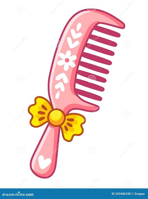 Set Of Hair Comb Icons In Silhouette Style Vector