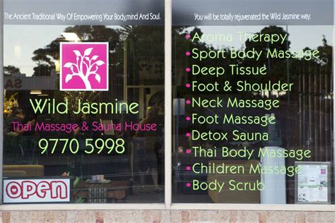 Wild Jasmine Thai Massage And Sauna House In Frankston Melbourne Vic