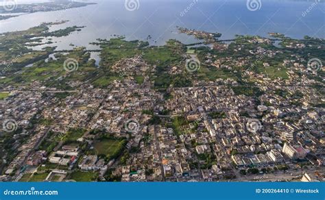 Aerial View Of The Mirpur City In Azad Kashmir Pakistan Stock Photo