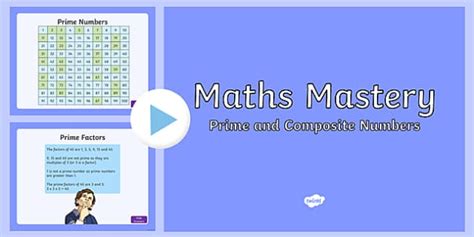 Prime And Composite Numbers Maths Mastery Powerpoint