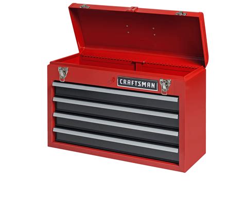 New Craftsman 4 Drawer Portable Steel Tool Chest Organizer Box Cabinet