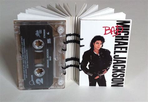 Michael Jackson Bad Album Cassette Tape Notebook Michael Jackson