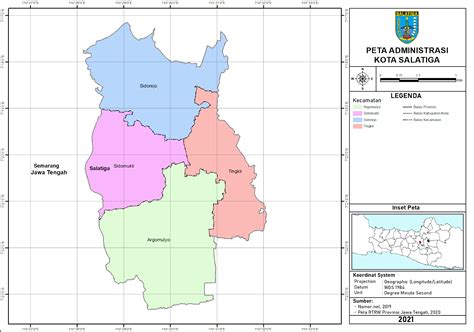 Peta Administratif Kota Salatiga