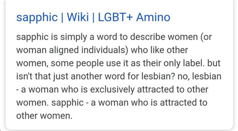 What Is Sapphic Mean
