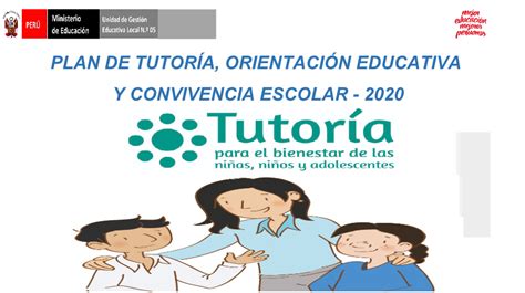 Plan De TutorÍa OrientaciÓn Educativa Y Convivencia Escolar 2020