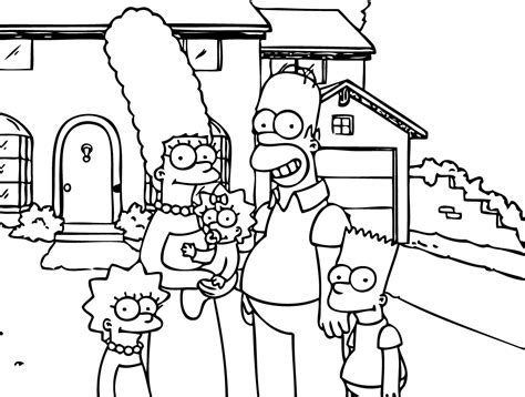 Simpson Simpson Coloring Page Free Printable Coloring Pages On