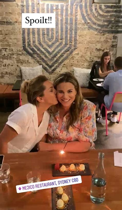 pregnant fiona falkiner says she is feeling great as she celebrates her 38th birthday daily