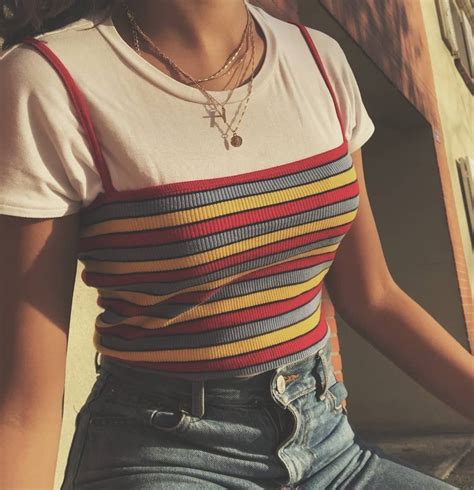 90s Inspired Looks 🍒 On Instagram Retro Outfits Vintage Outfits