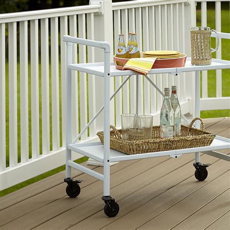 We researched the best outdoor bar carts, both stylish and weatherproof. Main Image Zoomed | Outdoor bar cart, Serving cart, Simple ...