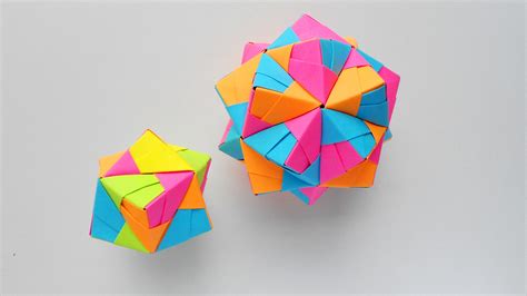 Origami Sonobe Octahedral Unit How To Make Paper Polyhedrons Origami How To Make Paper