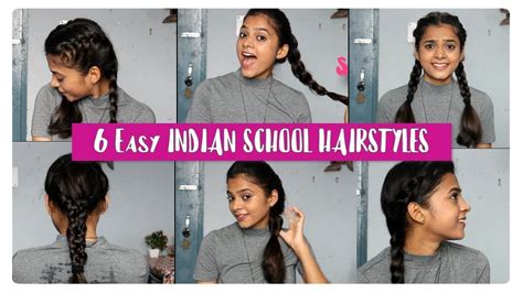 6 Easy Hairstyles For Indian Schools Back To School Hairstyles Quick