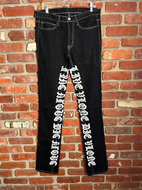Vlone Vlone Old English Jeans Size 32 Grailed