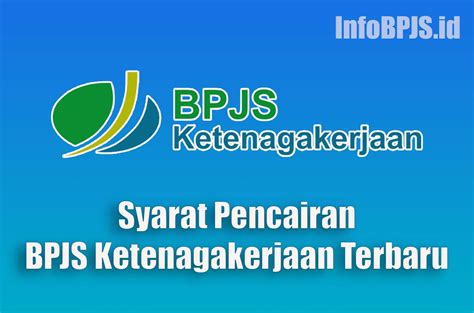 Syarat Pencairan BPJS Ketenagakerjaan Terbaru INFO BPJS