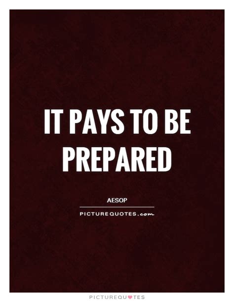 Be Prepared Quotes