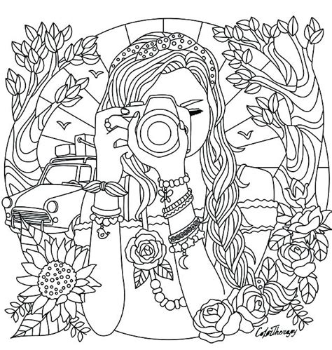 Hard Coloring Pages For Girls At Getdrawings Free Download