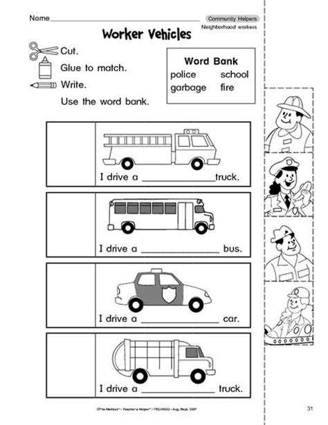 Our social studies worksheets help build on that appreciation with an array of informative lessons, intriguing texts, fascinating fact pages, interactive so many subjects and topics are addressed through our social studies pages that kids will never run out of interesting ways to explore their world. community helpers cut-paste worksheet (4) | Crafts and Wo ...