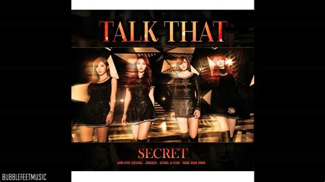 secret 시크릿 talk that full audio mp3 youtube