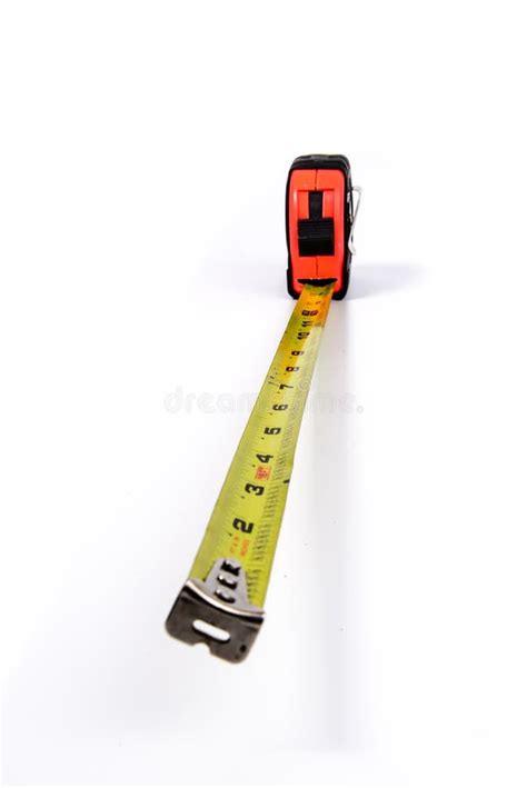 Tape Measure Extended And Angled Stock Image Image Of Person Build