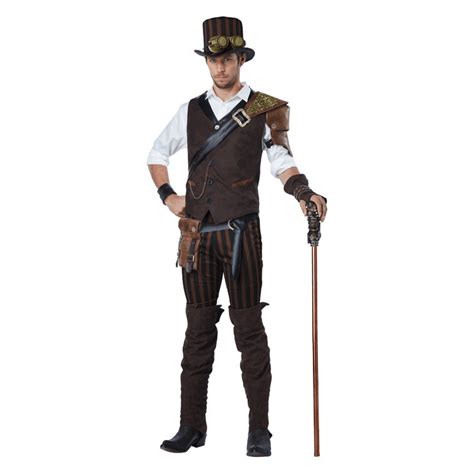 steampunk adventurer men s adult costume abracadabranyc