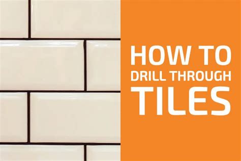 A hammer drill will cause chipping or cracking, so to avoid this place masking tape on the area. How to Drill into Ceramic and Porcelain Tiles - Handyman's ...