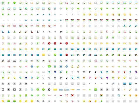 Huge Collection Of Mini Icon Sets5000 Free Icons In 30